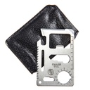 SAMPLE -Pocket Atlas 11-Function Credit Card Multi Tool - Stainless Steel