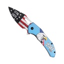 SAMPLE - Liberty 250 Commemorative Spring Assisted Knife - Blue Aluminum