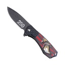 SAMPLE - Liberty Bell 250 Patriotic Spring-Assisted Knife - Black Aluminum