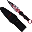SAMPLE - America Ring Patriotic Fixed Blade Knife - Red Nylon