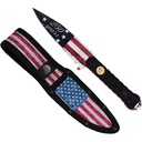 SAMPLE - Liberty 250 Patriotic Fixed Blade Knife - USA Flag