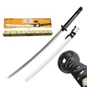 White Oath Samurai Katana Sword - Lacquered Wood