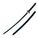 Midnight Ronin Tactical Katana Sword - Black and Red