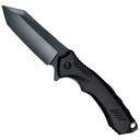Shadowline Tactical Flipper Pocket Knife - Black Aluminum