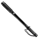Spiked Guardian TripleStun Stun Baton Flashlight - Midnight Black