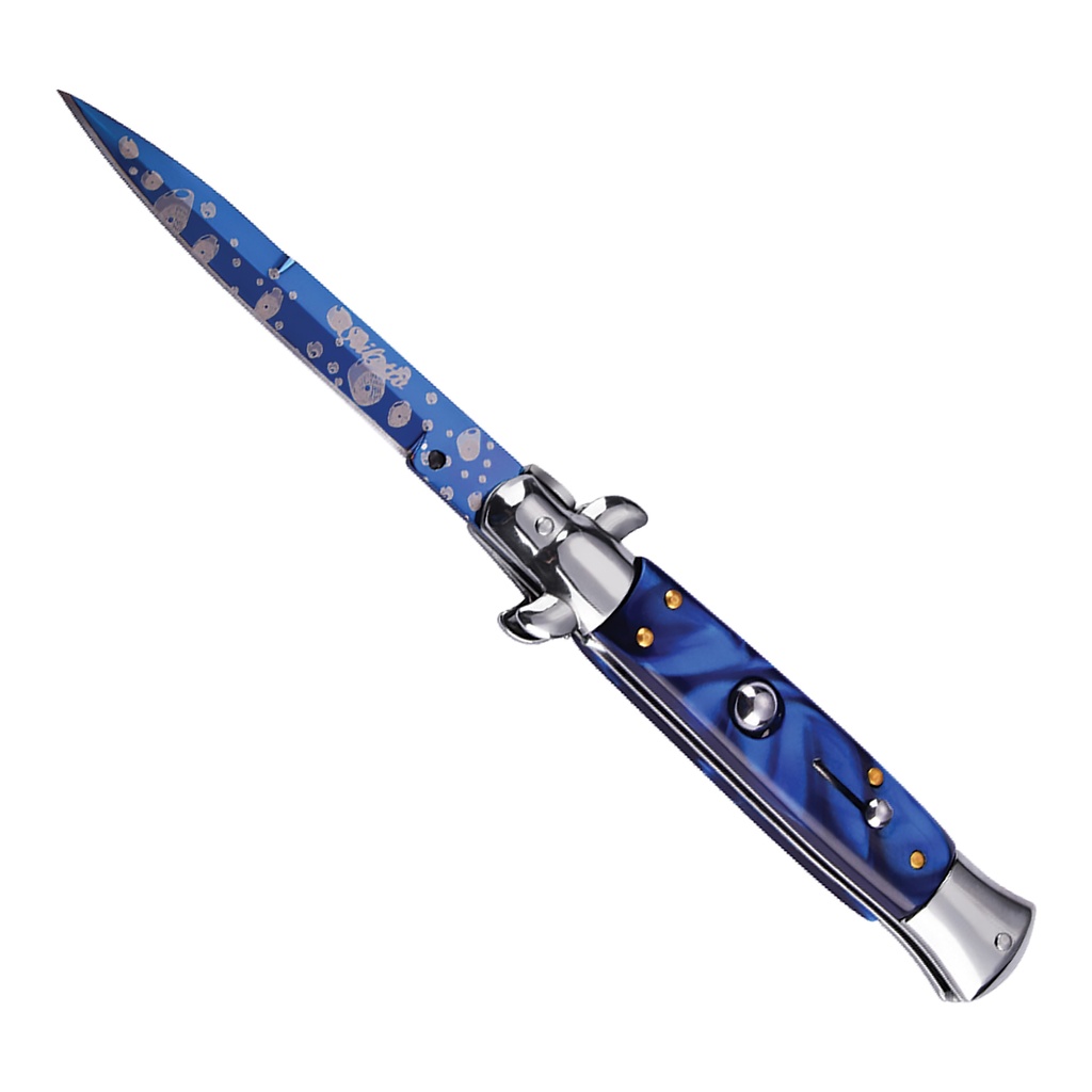 Blue Line Legacy Stiletto Automatic Knife - Gloss Finish