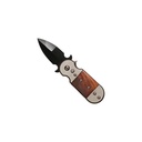 Gentleman’s Snap Quick-Deploy Automatic Knife - Polished Wood
