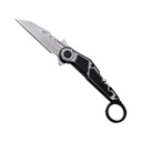 Hook Control Quick-Deploy Spring Assisted Knife - Gray Aluminum
