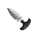 Night Cross Grip-Control Push Dagger - Black Handle