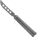 Skullforge XL Grip Training Butterfly Knife - Matte Gray