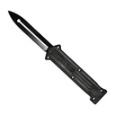 Shadowline Front-Switch Spearpoint OTF Knife - Matte Black