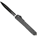 Carbon Weave XL Double-Action OTF Knife - Carbon Fiber Black
