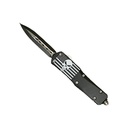 Covert Patriot Punisher-Flag OTF Knife - Matte Black Aluminum
