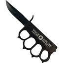 Lone Star Outlaw Quick-Deploy Knuckle Knife - Matte Black