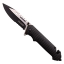 Sawback Rapid-Deploy Spring Assisted Knife - Midnight Black