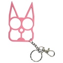 Feline Guard Discreet Self-Defense Keychain - Metallic Pink