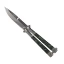 Pearl Mirror Balance Butterfly Knife - Mirror Polish