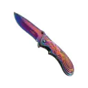 Prism Siren Quick-Assist Pocket Knife - Rainbow Titanium