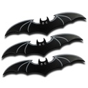Night Flight Bat-Wing Throwing Knife Set - Black and Silver