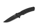 Stealth Command Large Strike Automatic Knife - Black Grivory