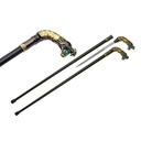 Arcane Sentinel Dragon Cane Sword - Black and Gold