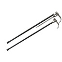 Hammerstrike Guardian Walking Sword Cane - Black Steel