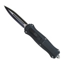 Urban Breach Front-Switch Tactical OTF Knife - Midnight Black