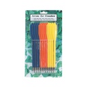 SAMPLE -Signal Fletch Visibility 12-Pack Pistol Crossbow Bolts - Tri-Color Plastic
