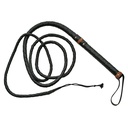 SAMPLE -Signature Nine Precision Bull Whip - Black Leather